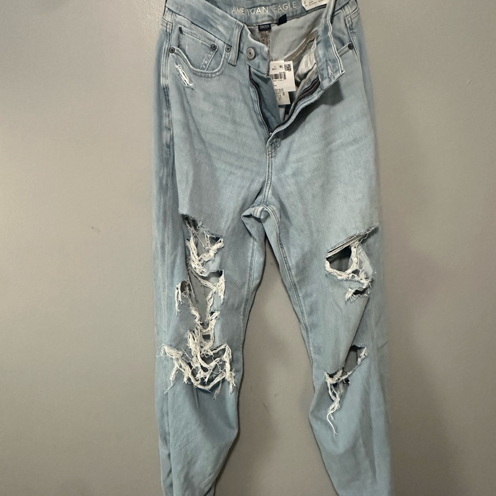 American Eagle Light Blue High Rise Jeans - Picture 1 of 3